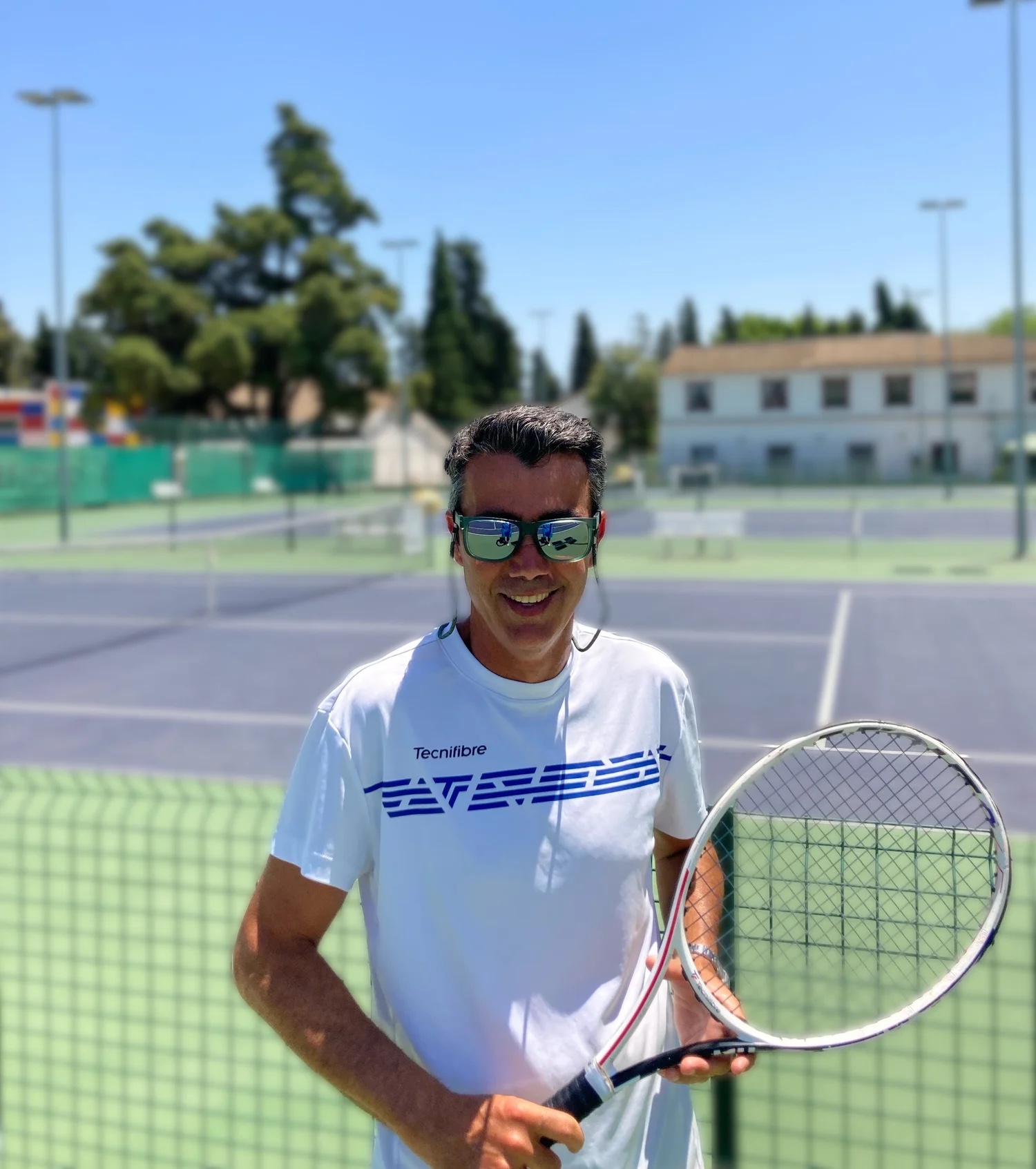 Ángel Andrés González Cies «Chete», responsable de la escuela y del área de competición de PROTENIS